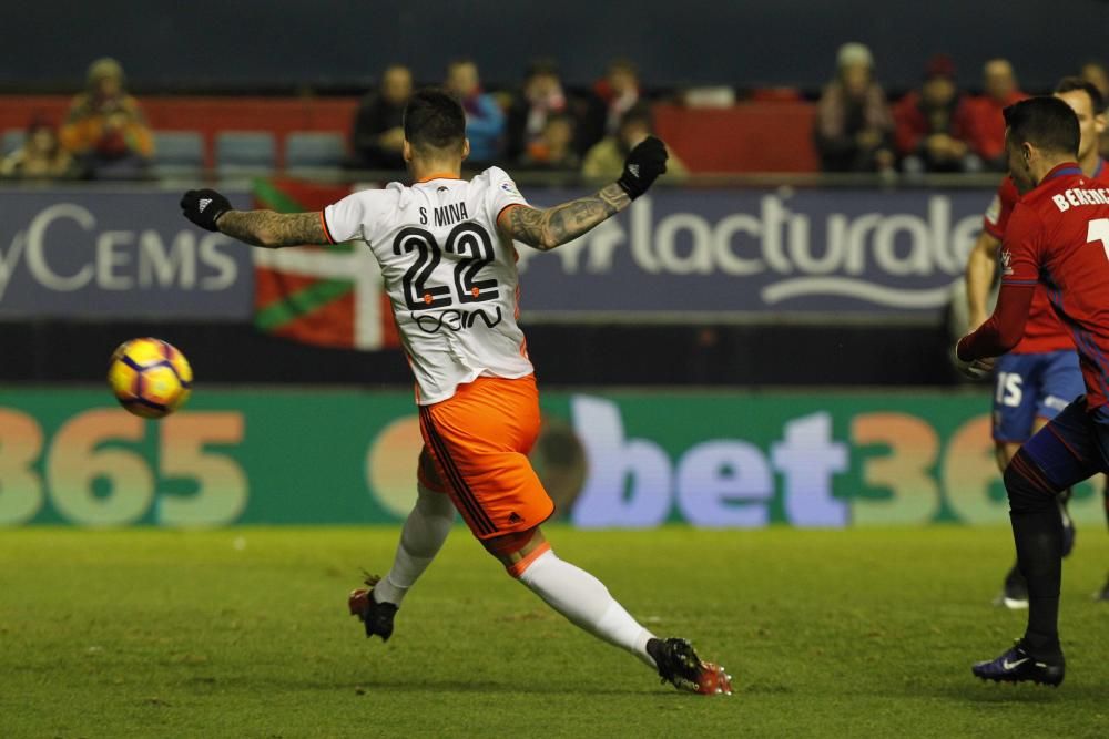 Las imágenes del Osasuna - Valencia