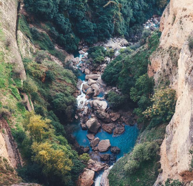 Río Guadalevín a su paso por Ronda