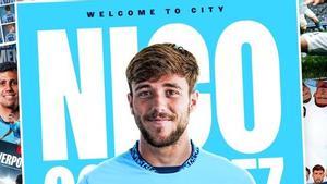 Nico, nuevo jugador del City.