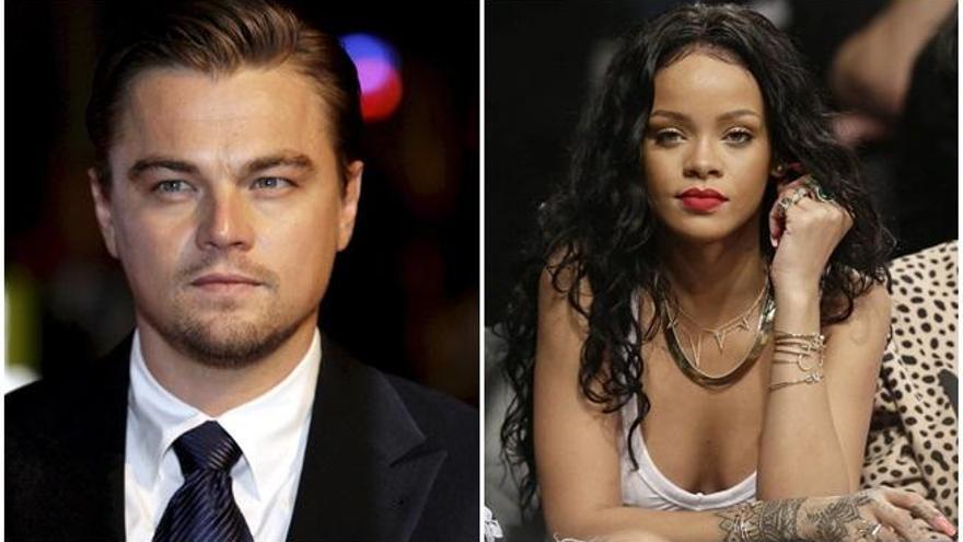 Leonardo Di Caprio y Rihanna.