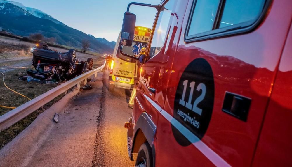 Accident de trànsit a Fontanals de Cerdanya