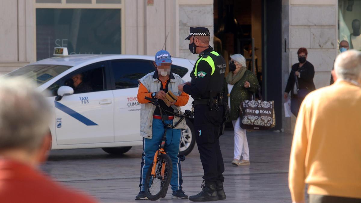 Primeras multas por la nueva ordenanza de Movilidad en Málaga