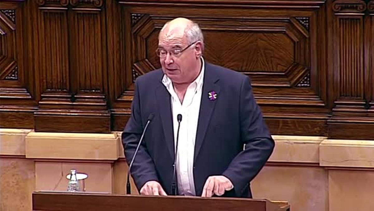 La intervenció de Joan Rabell al Parlament (10-11-2015). 