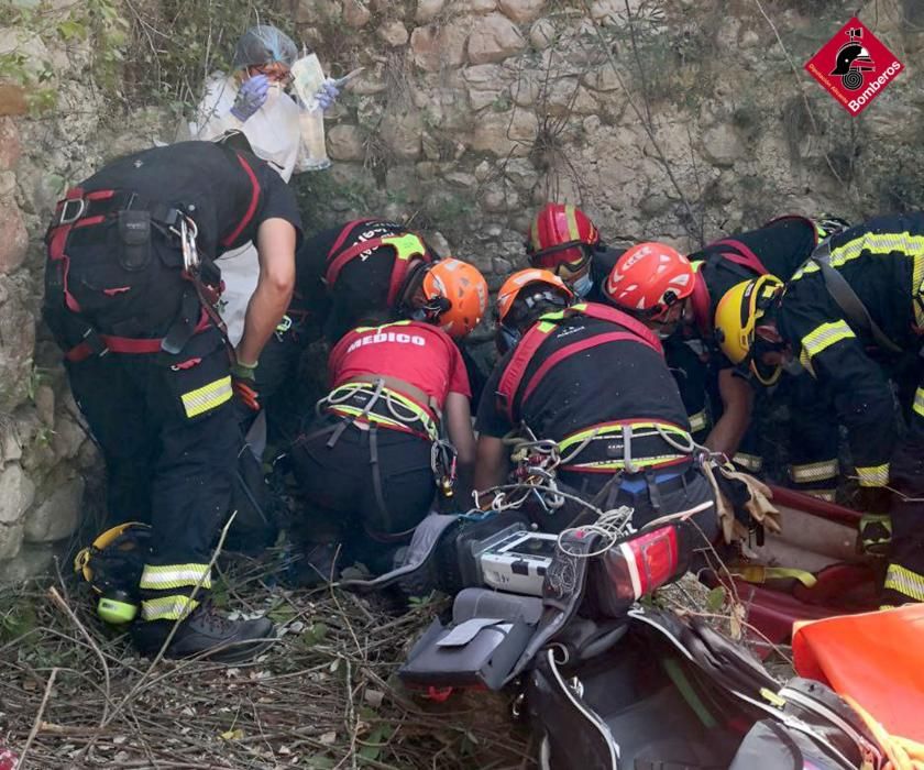 Rescate de un hombre en Benilloba