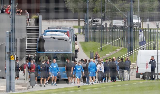 Las mejores imágenes del entrenamiento de hoy del Barça en Salzburgo