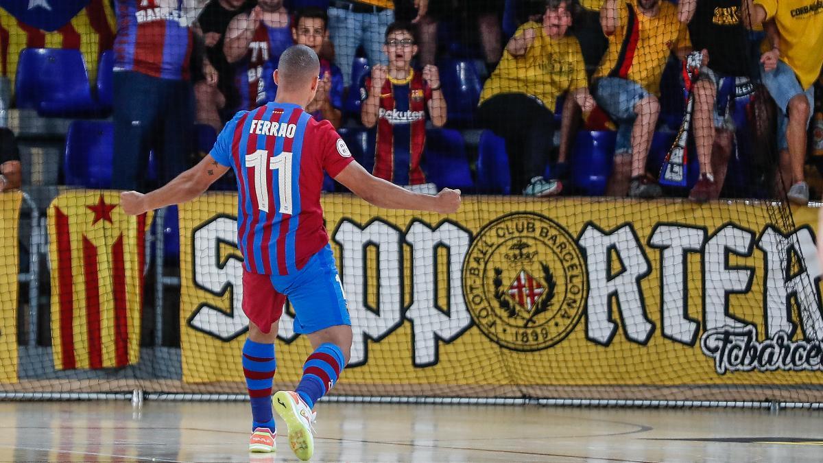 Ferrao celebró con efusividad el 2-1