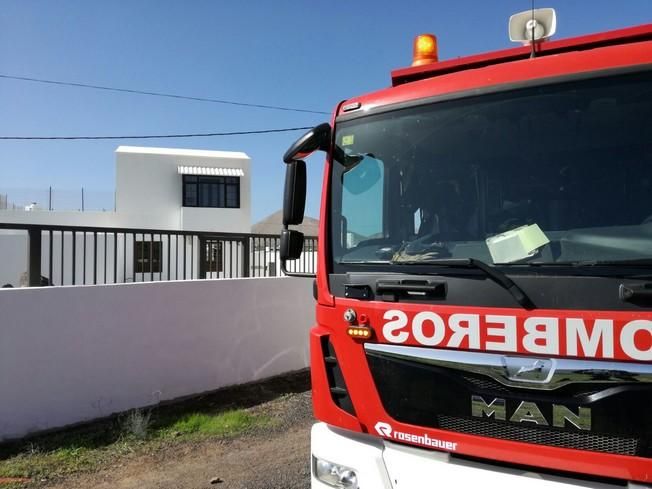 Incendio en una vivienda de Tinajo (Lanzarote)