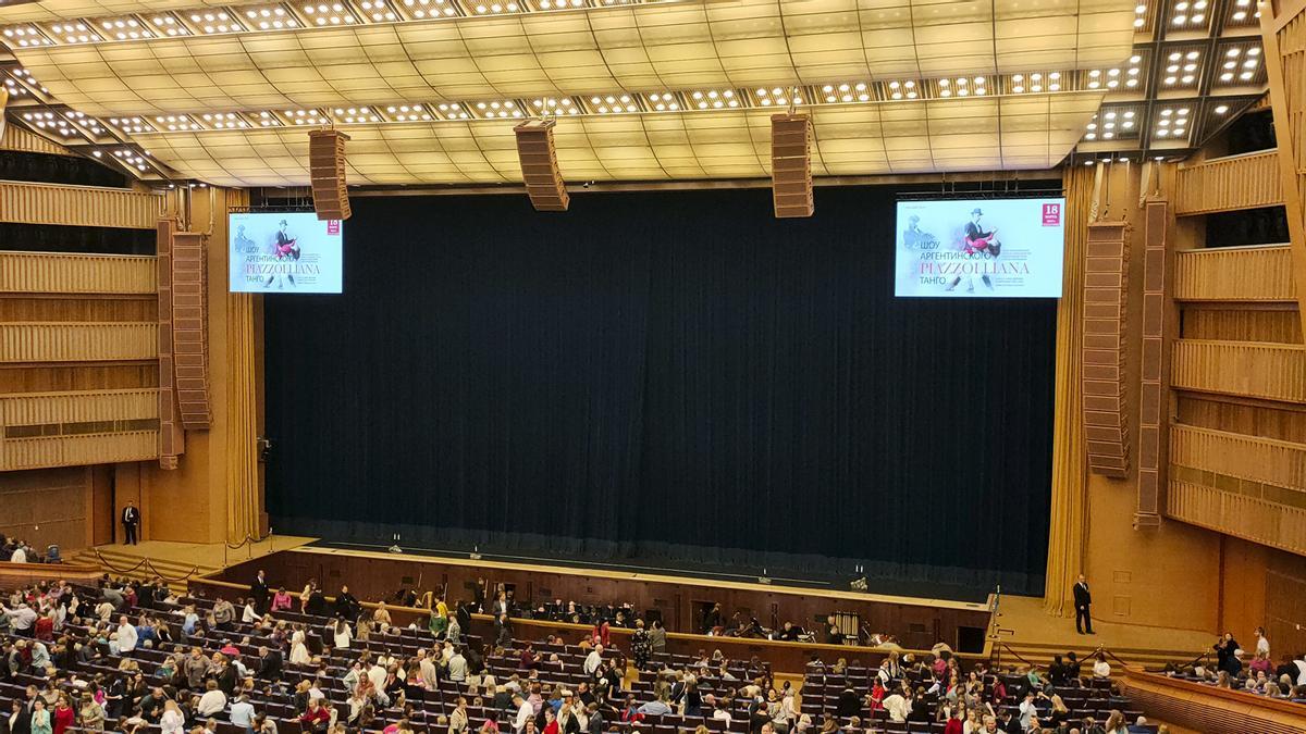 El palacio del Kremlin un día de concierto