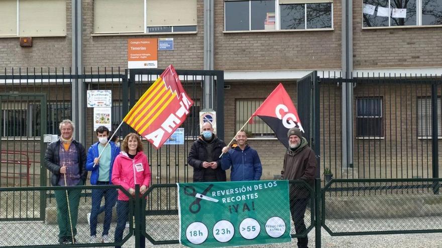 Los claustros de más de 50 centros educativos de Aragón reclaman reducir las horas lectivas