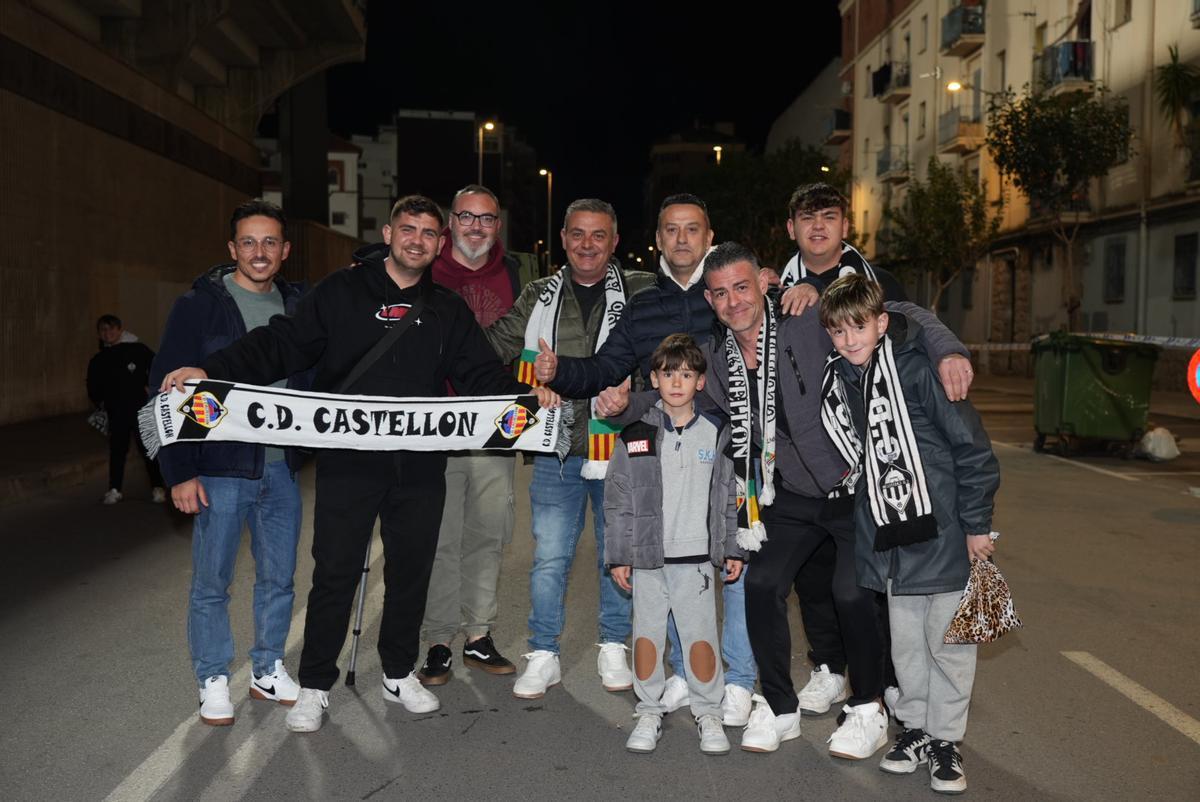 Ambientazo en la previa del Castellón-Dépor