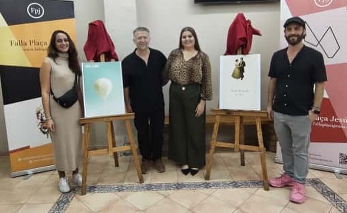 Artistas y presidentes, en la presentación de los proyectos