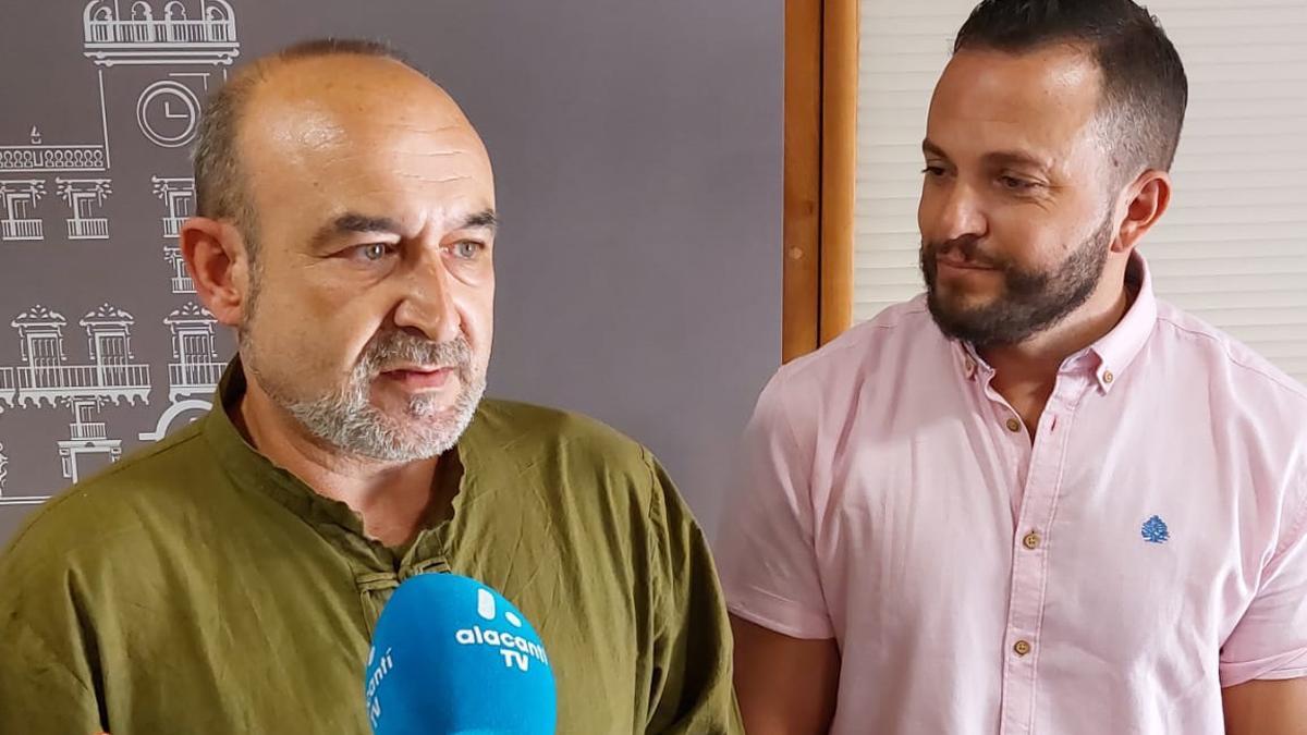 Manolo Copé y Rafa Mas, atiende a los medios tras la Junta de Gobierno.