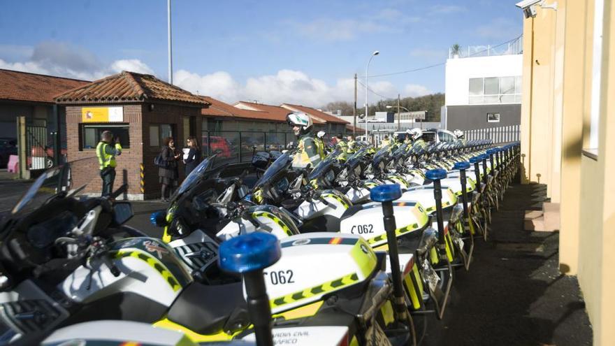 Tráfico contará con 80 nuevas motos para el control de las carreteras gallegas