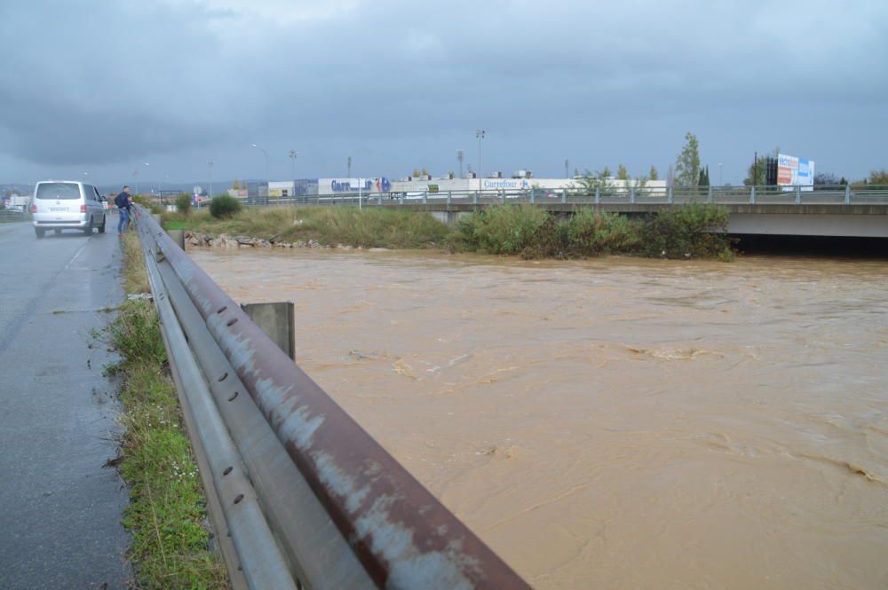 Imatges del temporal del diumenge 18 de novembre