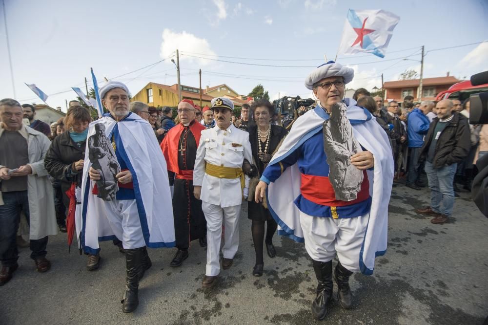 Marcha que exige la devolución del pazo de Meirás