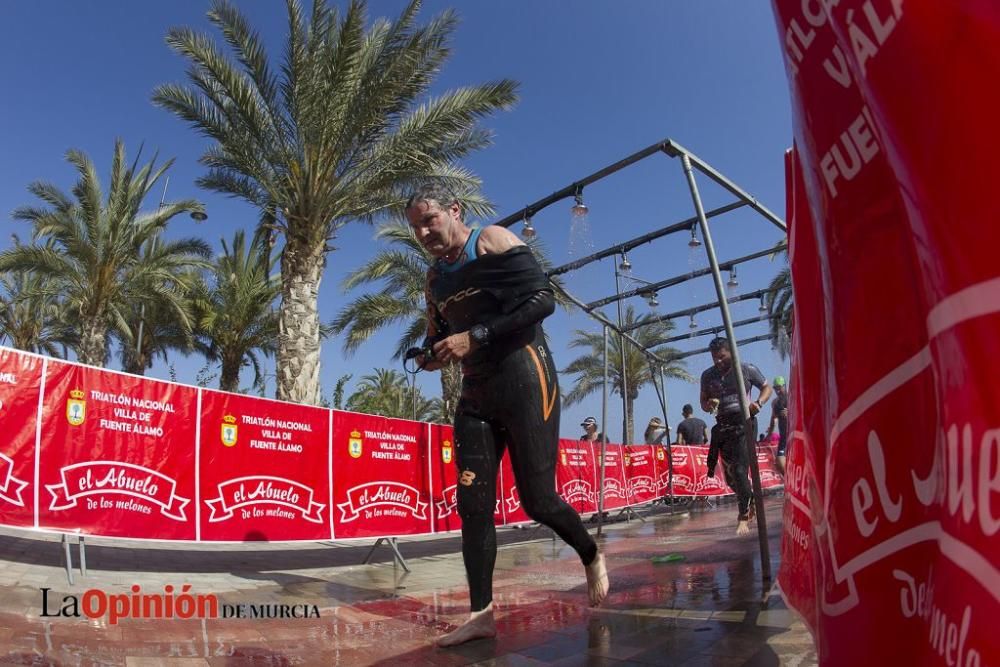 Salida del Triatlón Villa de Fuente Álamo