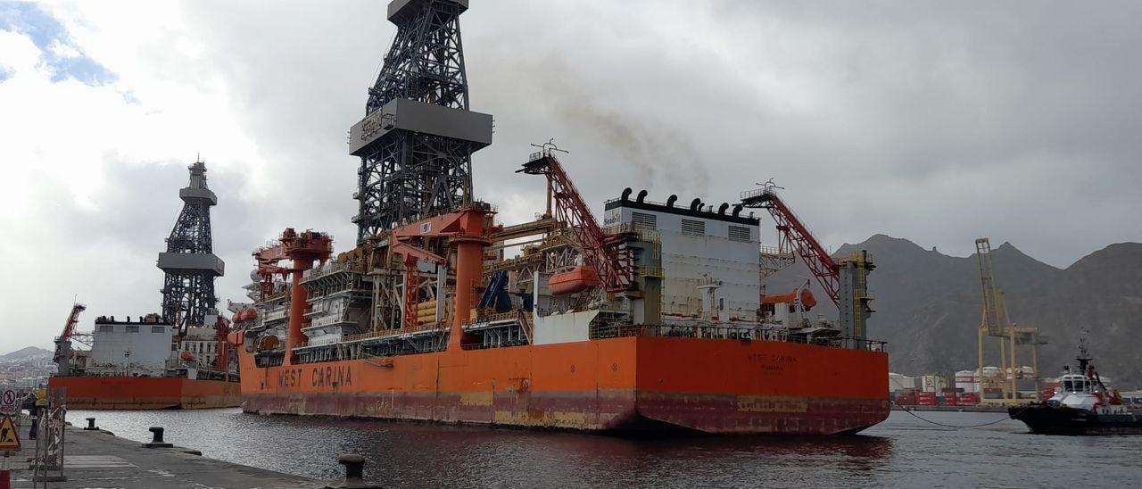 El perforador West Carina, de la multinacional Seadrill. / E. D.