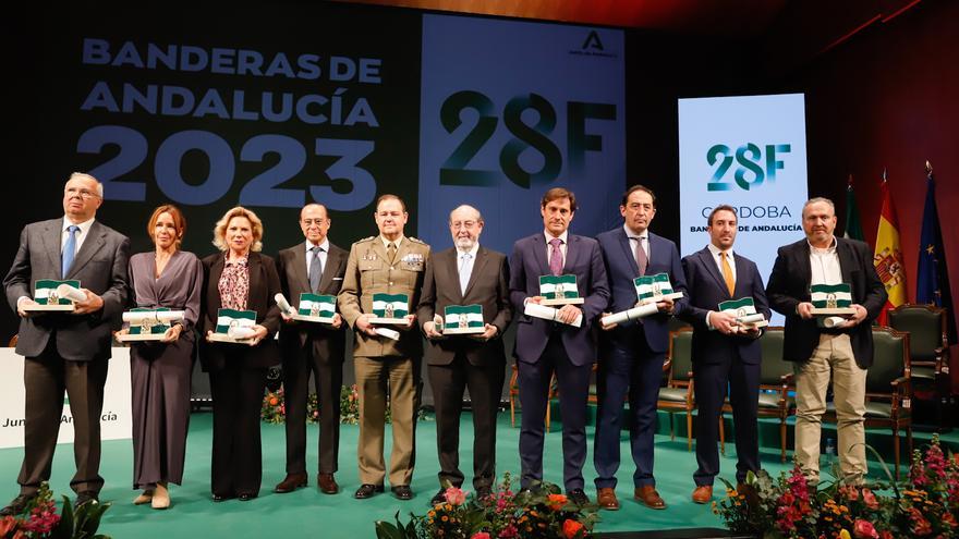 Gala de entrega de las Banderas de Andalucía en Córdoba