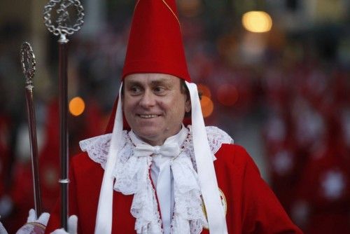 Procesión de los 'Coloraos' en Murcia