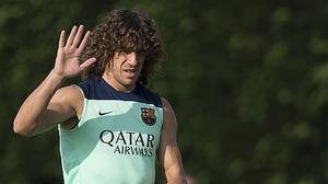 Últim entrenament de l’equip blaugrana abans de viatjar a Pamplona per enfrontar-se a l’Osasuna.
