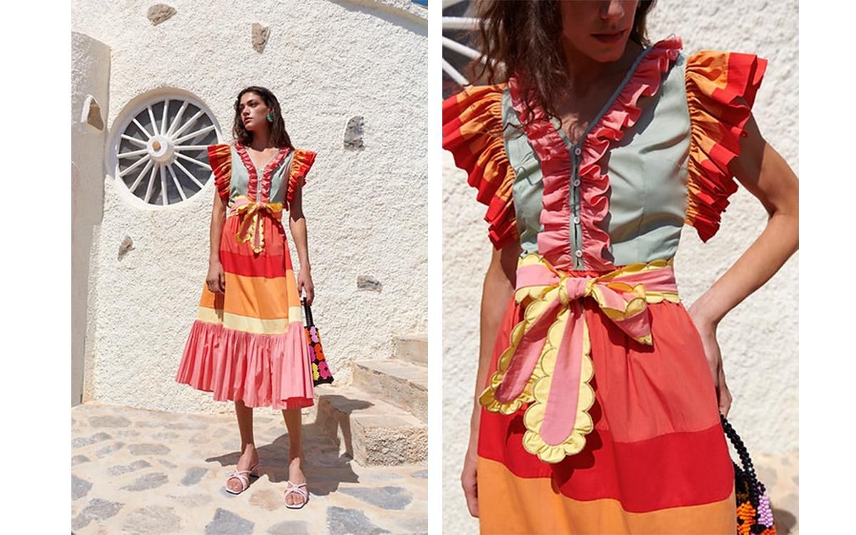 El vestido de colores de Paula Echevarria.