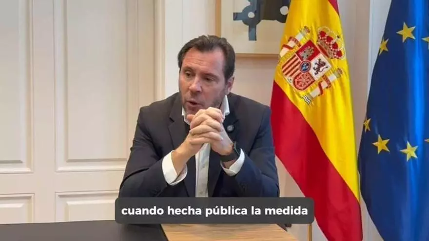 Óscar Puente responde a la alcaldesa de València por la polémica de Cercanías