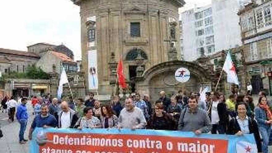 Protesta en la Peregrina. // GS