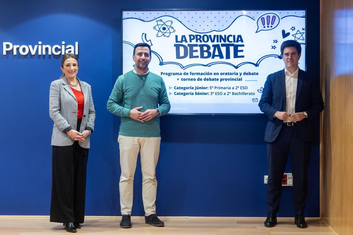 Alberto García Chaparro, hace unos días, en la presentación del programa ‘La provincia debate’