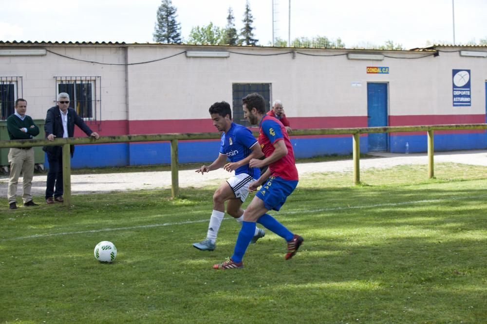 El partido entre el Condal y el Oviedo B