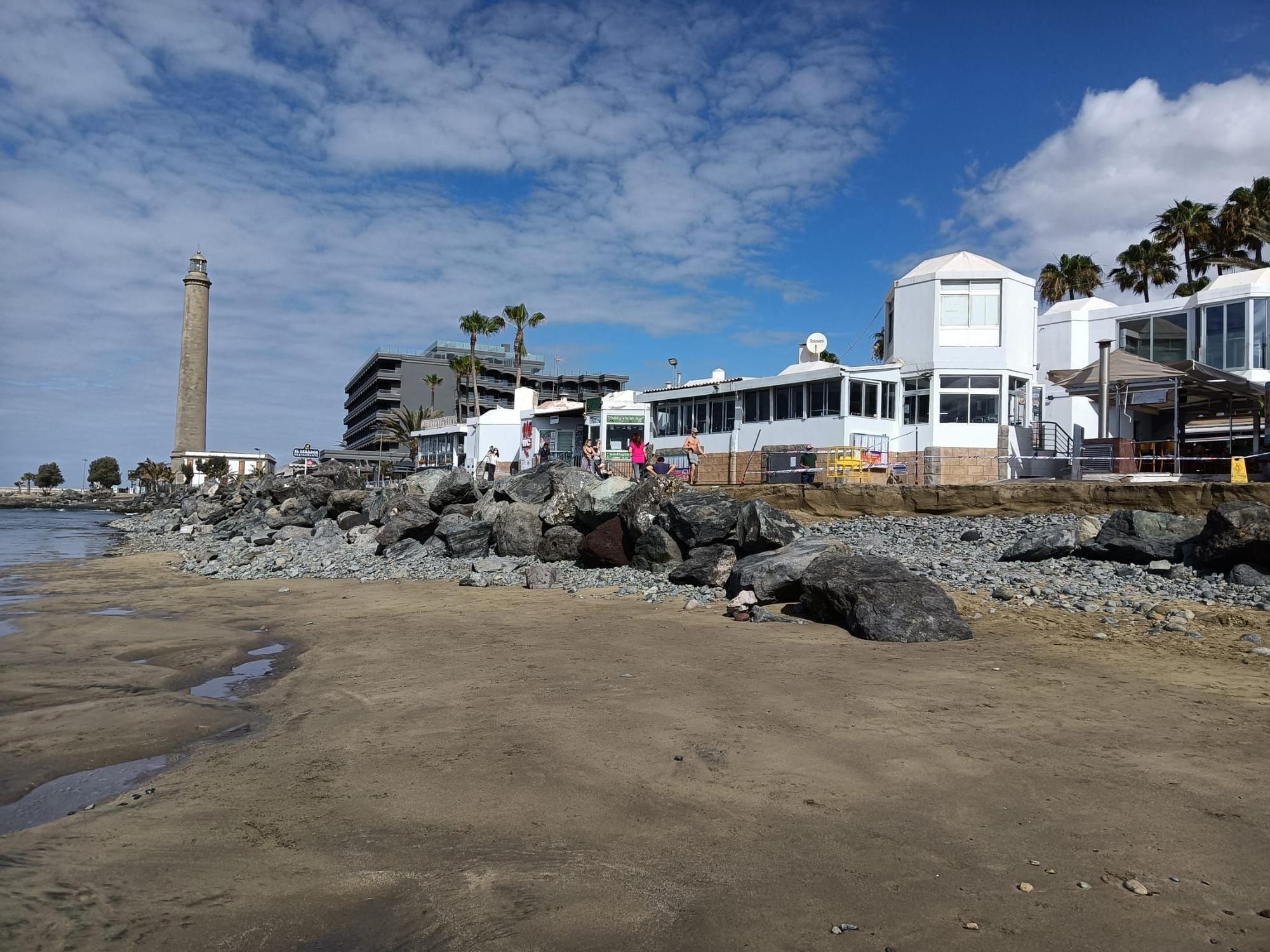 Así está el paseo del Faro de Maspalomas (27/04/21)