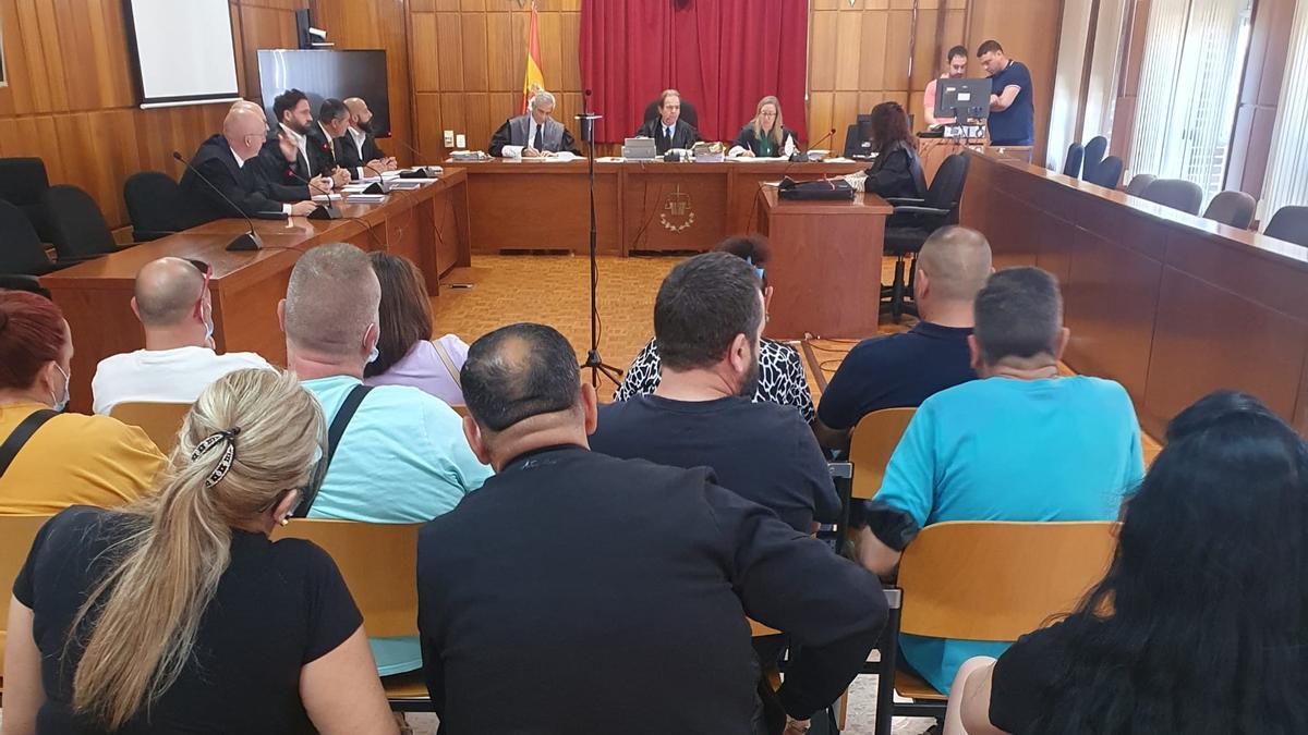 El 'clan de la Loles', de nuevo al banquillo por narcotráfico en la Audiencia Provincial de Murcia.