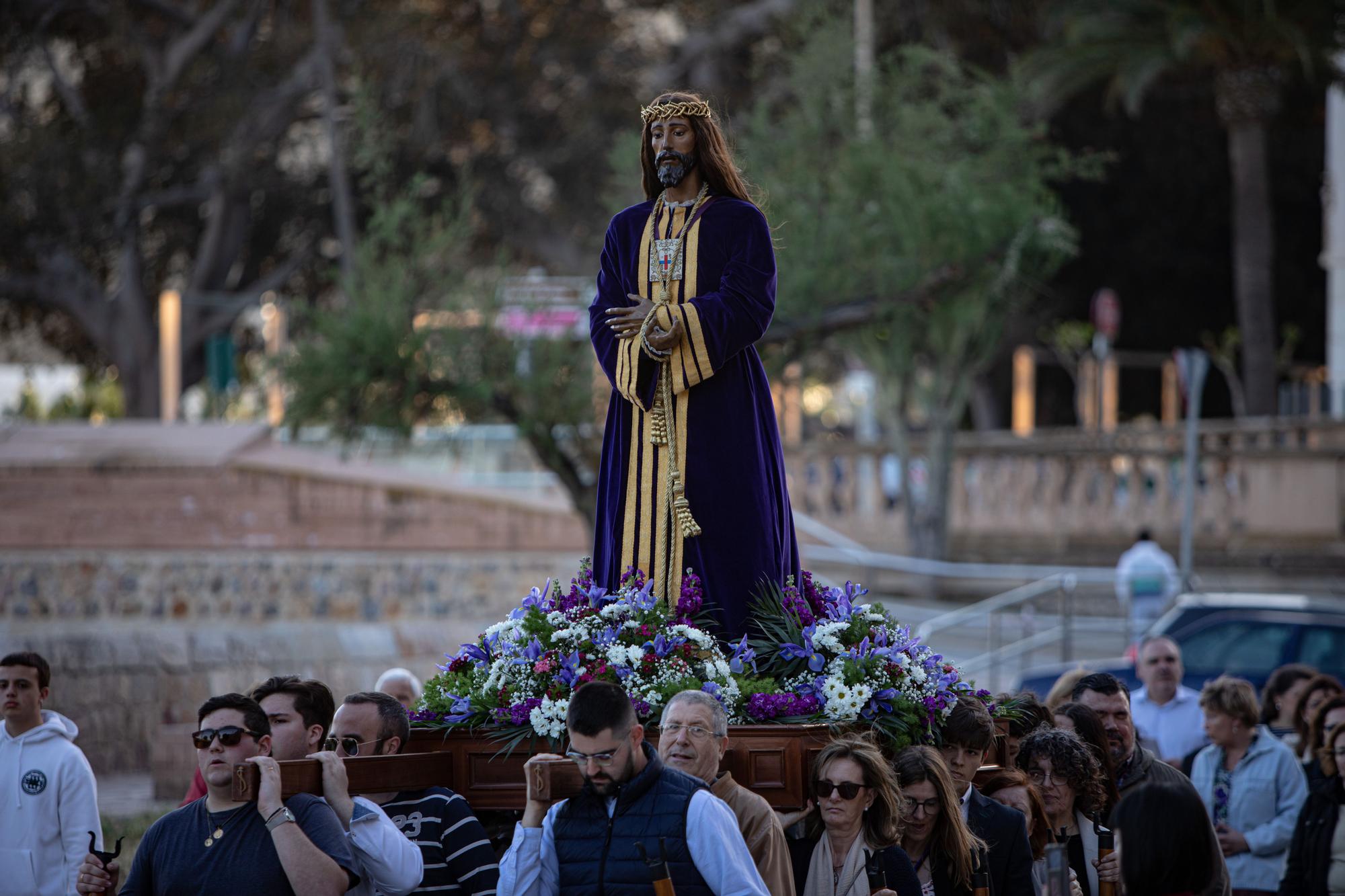 Traslado de los Cristos y Vírgenes de marrajos y californios en Cartagena