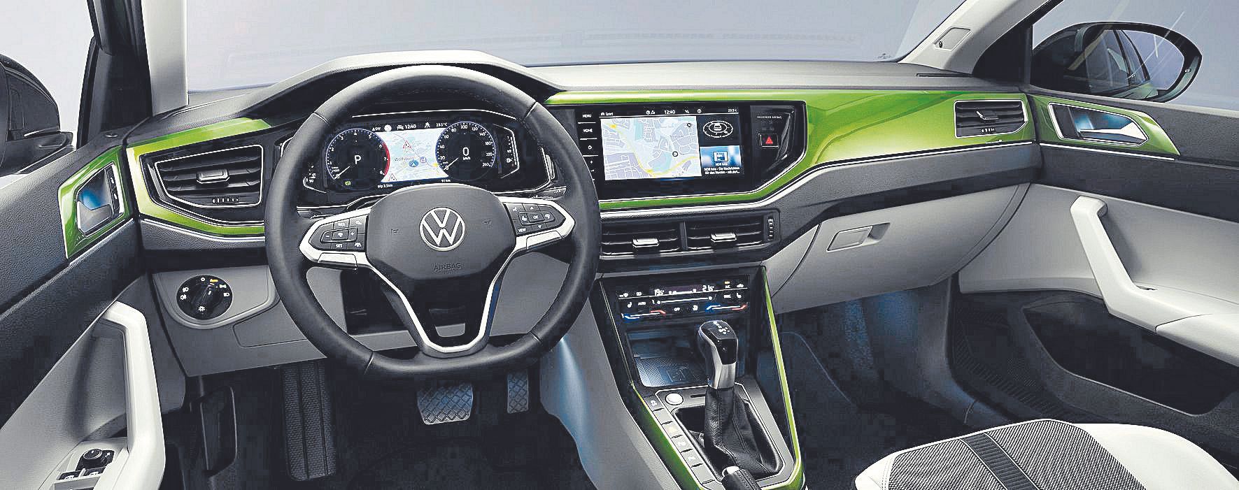 Interior del Volkswagen Taigo