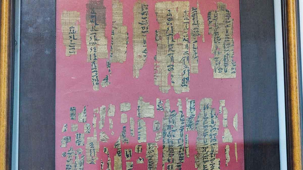 Die Fragmente des Papyrus waren im Museu Bíblic de Mallorca in Vergessenheit geraten.