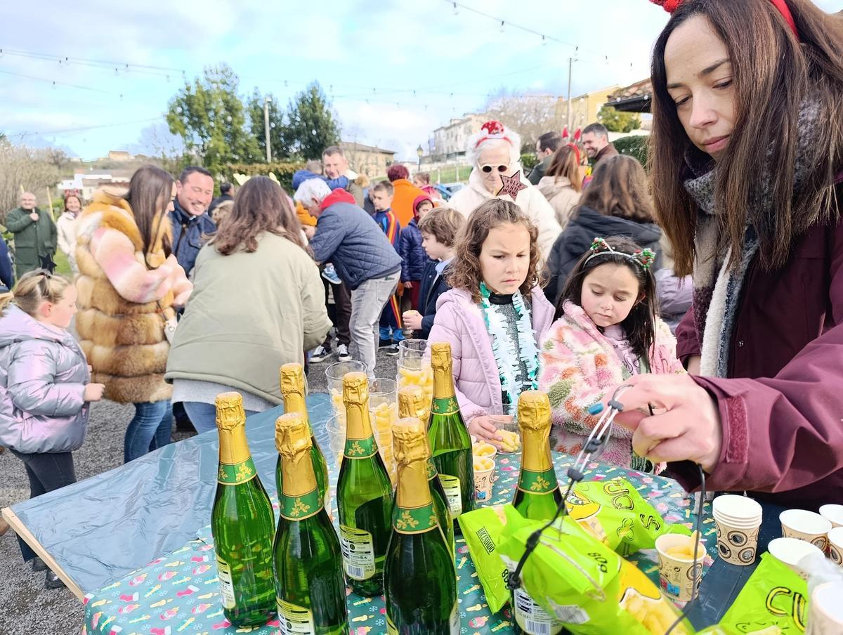 Así se vivieron las campanadas infantiles en Valdesoto