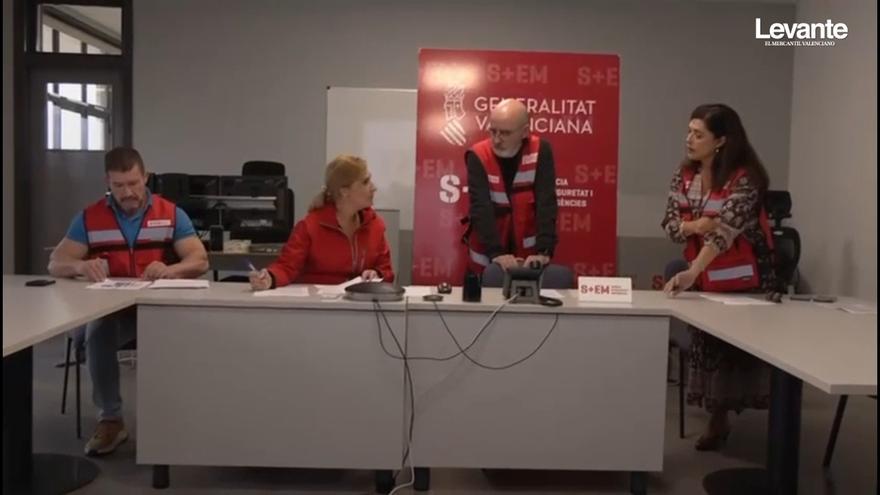 Vídeo completo de la Conselleria de Emergencias aportado a la causa, según el Consell