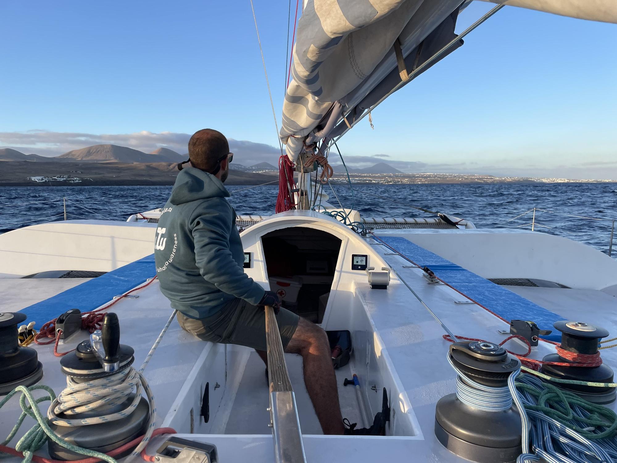 Cetáceos y catamarán 100% eléctrico en Lanzarote