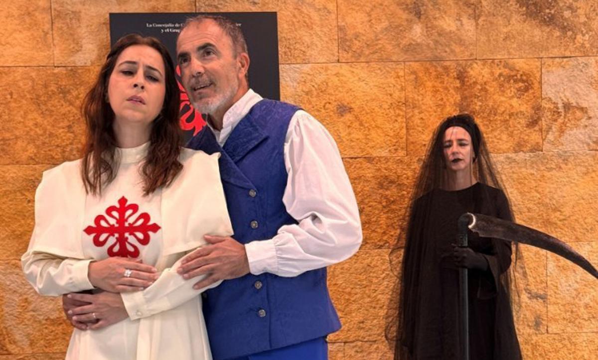 Presentación del espectáculo 'Don Juan Tenorio. Sueño y Realidad' en el cementerio de San Javier