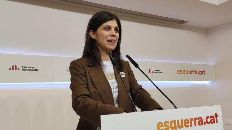 La secretaria general adjunta y portavoz de ERC, Marta Vilalta.