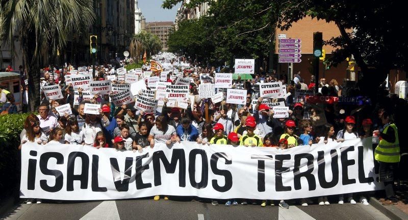 Manifestación: 'Salvemos Teruel'