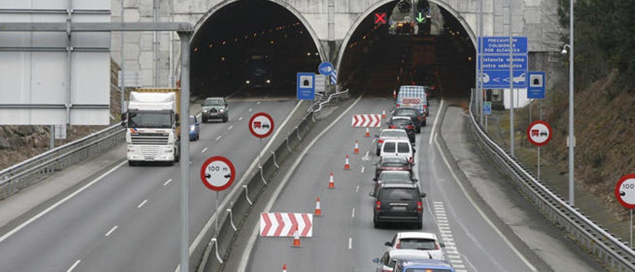 Vista del túnel de A Madroa // FARO