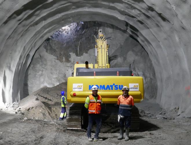 Obras Públicas termina la perforación de los nueve túneles de la carretera de La Aldea