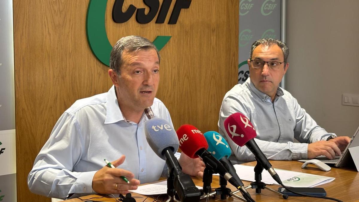 El presidente de CSIF Exremadura, Benito Román