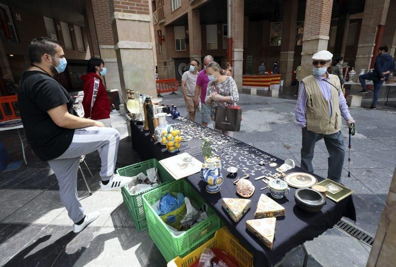 Reapertura de los rastrillos de antigüedades de la plaza de San Francisco y plaza de San Bruno