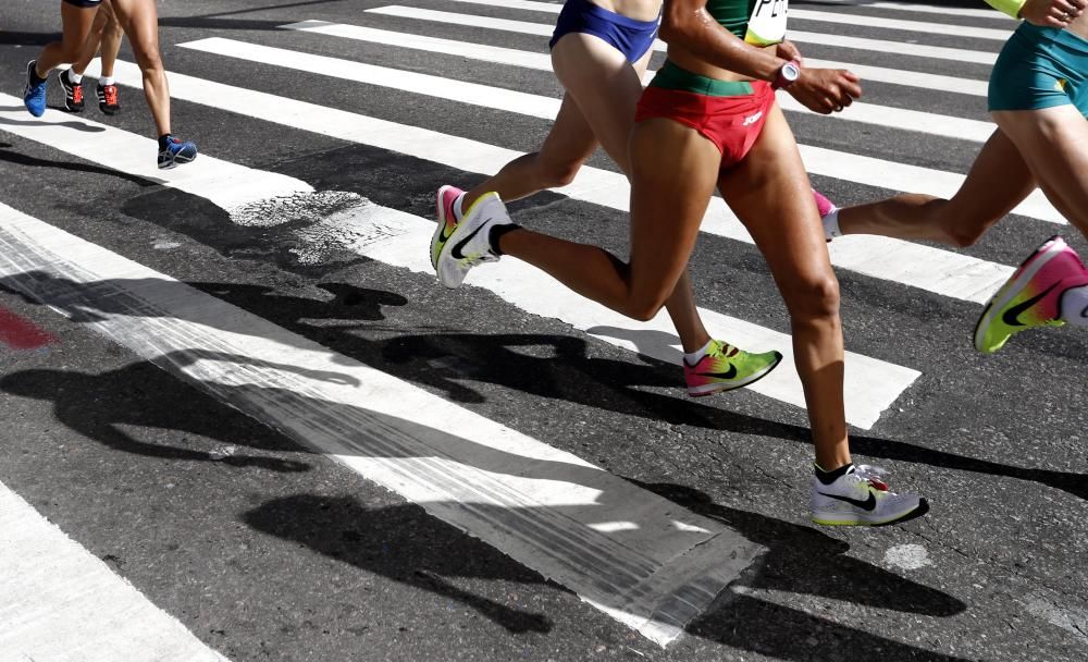 Detalle de la maratón femenina.