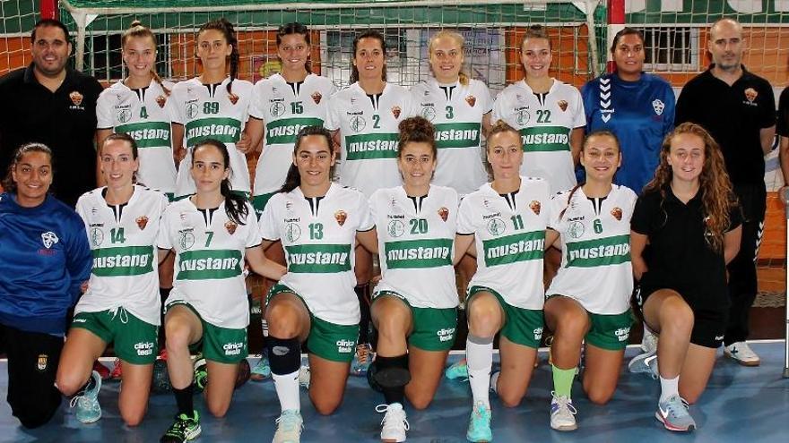 La plantilla del Elche Mustang