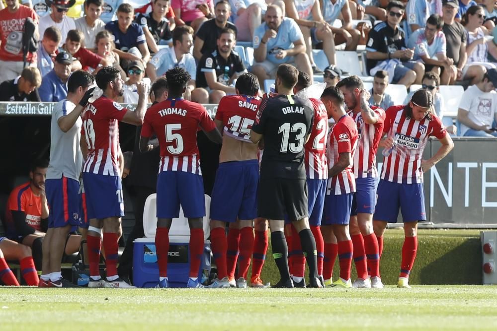 Intensidad a flor de piel en el duelo entre celestes y rojiblancos en el estadio de Balaídos.