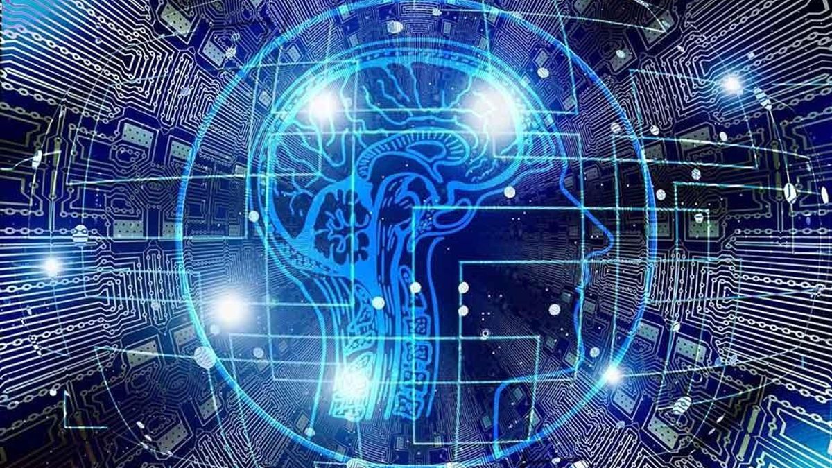 Esquema representativo de inteligencia artificial.