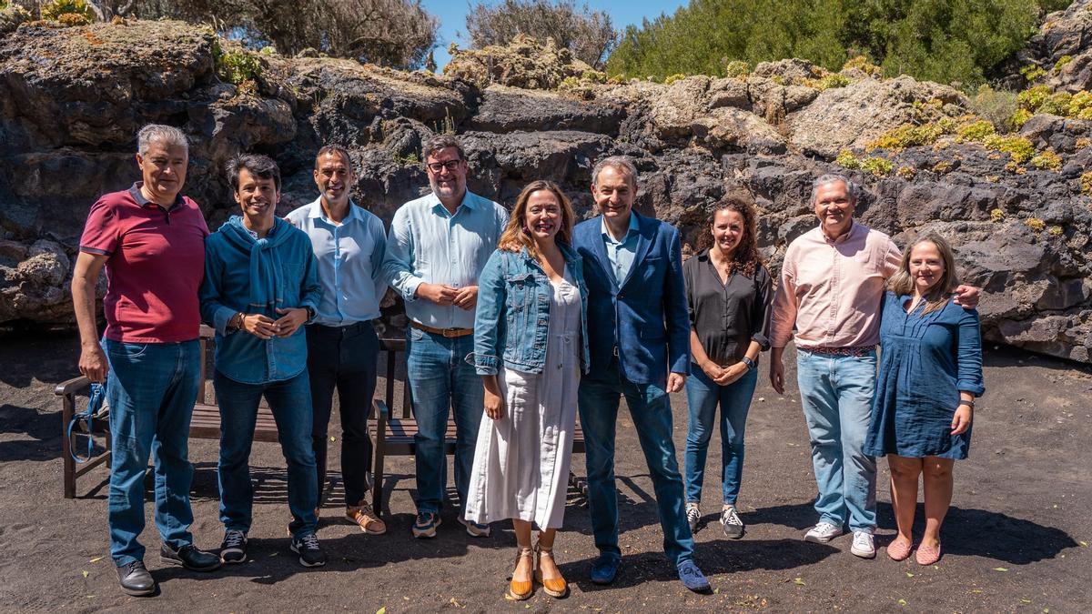 Acto del PSOE de Lanzarote con José Luis Rodríguez Zapatero en La Florida