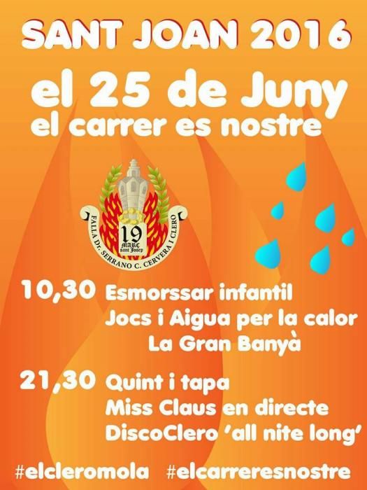 Carteles de Verbenas de San Juan del día 25